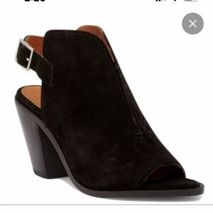 Frye Courtney Suede Slingback Heels